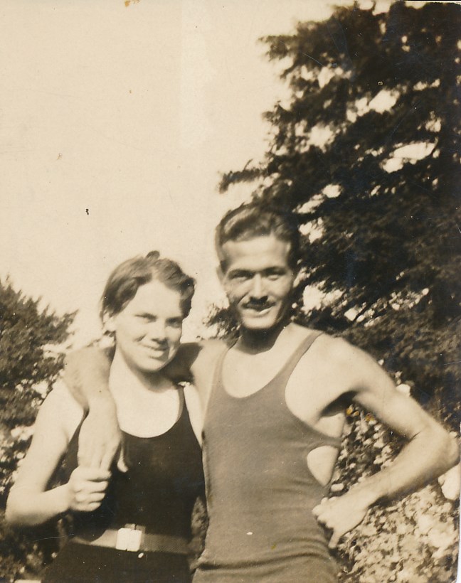 mom and dad have been swimming